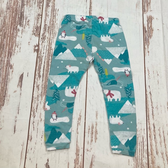 Carter’s Pajama Set Blue Christmas Long Sleeve Shirt & Pants Sz 2T - Picture 8 of 11